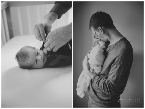 lifestyle family with newborn baby photography