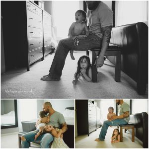 Lifestyle Family in home photography sessions