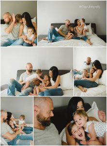Lifestyle Family in home photography sessions