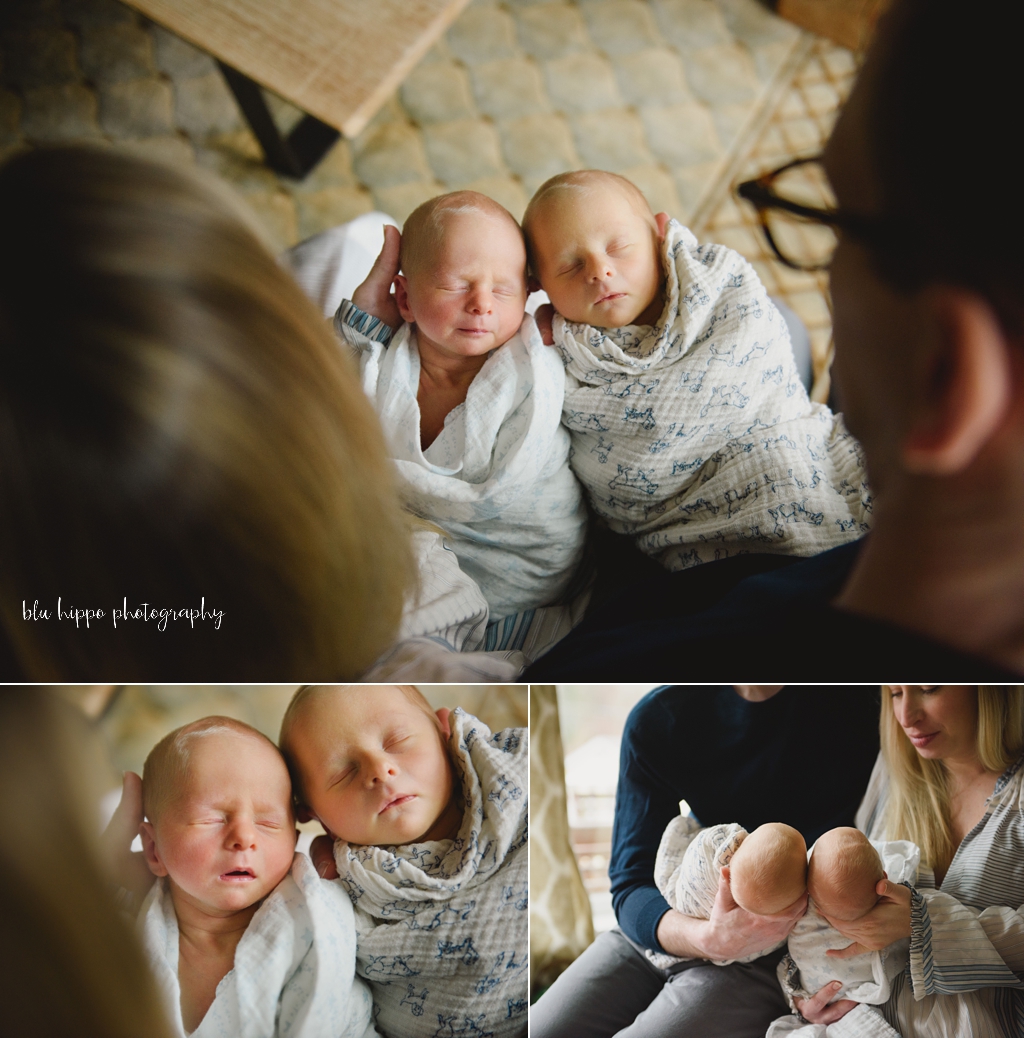 Newborn Twin photography shoot