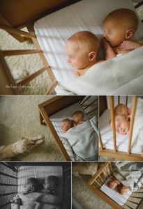 Newborn Twin photography shoot